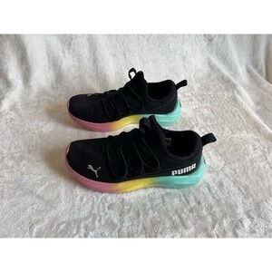 Size 5.5 - PUMA Softride One4All Fade Slip‎ On Running Shoes Girls